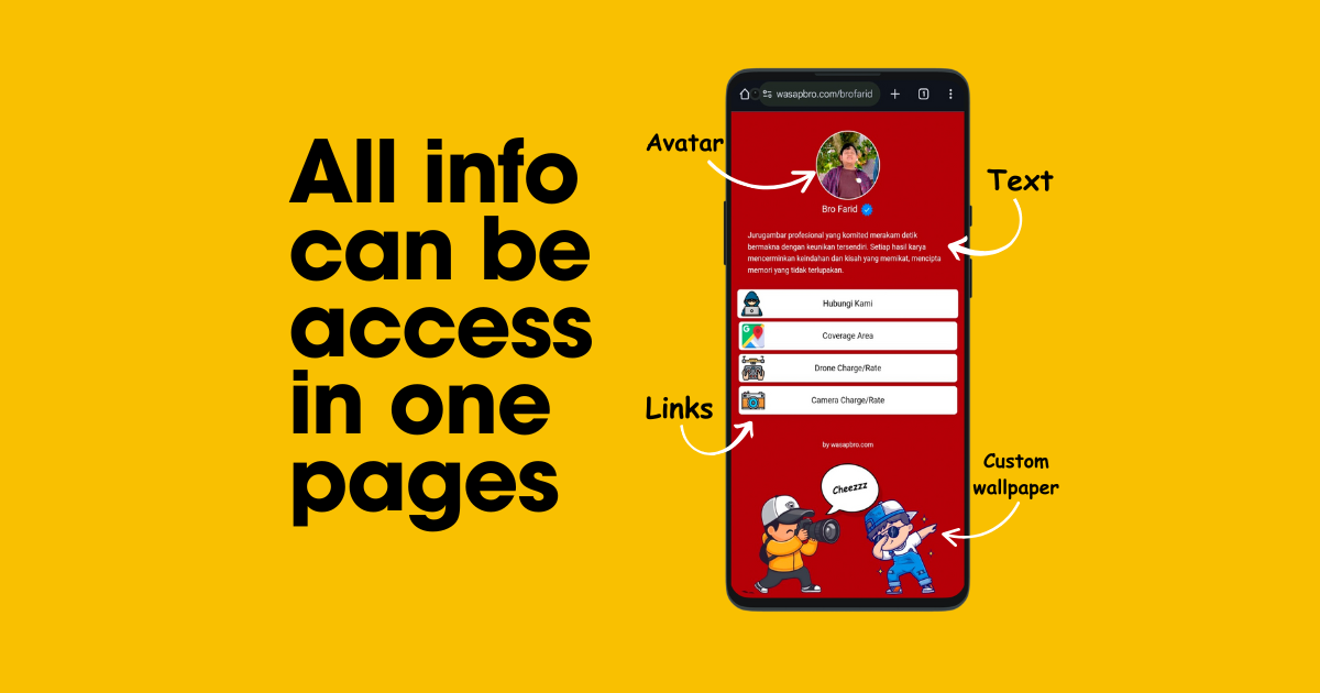 Wasapbro-Biolink/All Link into one Pages
